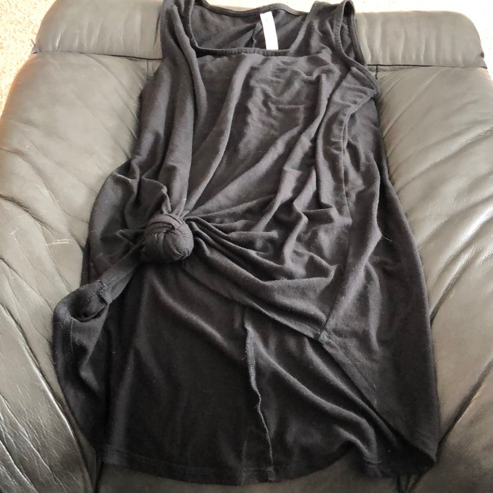 Long black tank